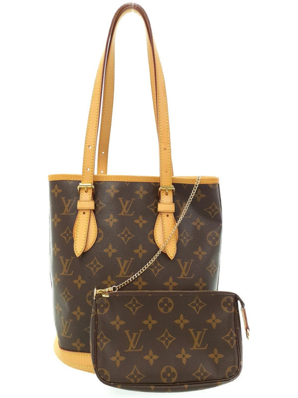 Louis Vuitton Monogram Bucket Shoulder Bag